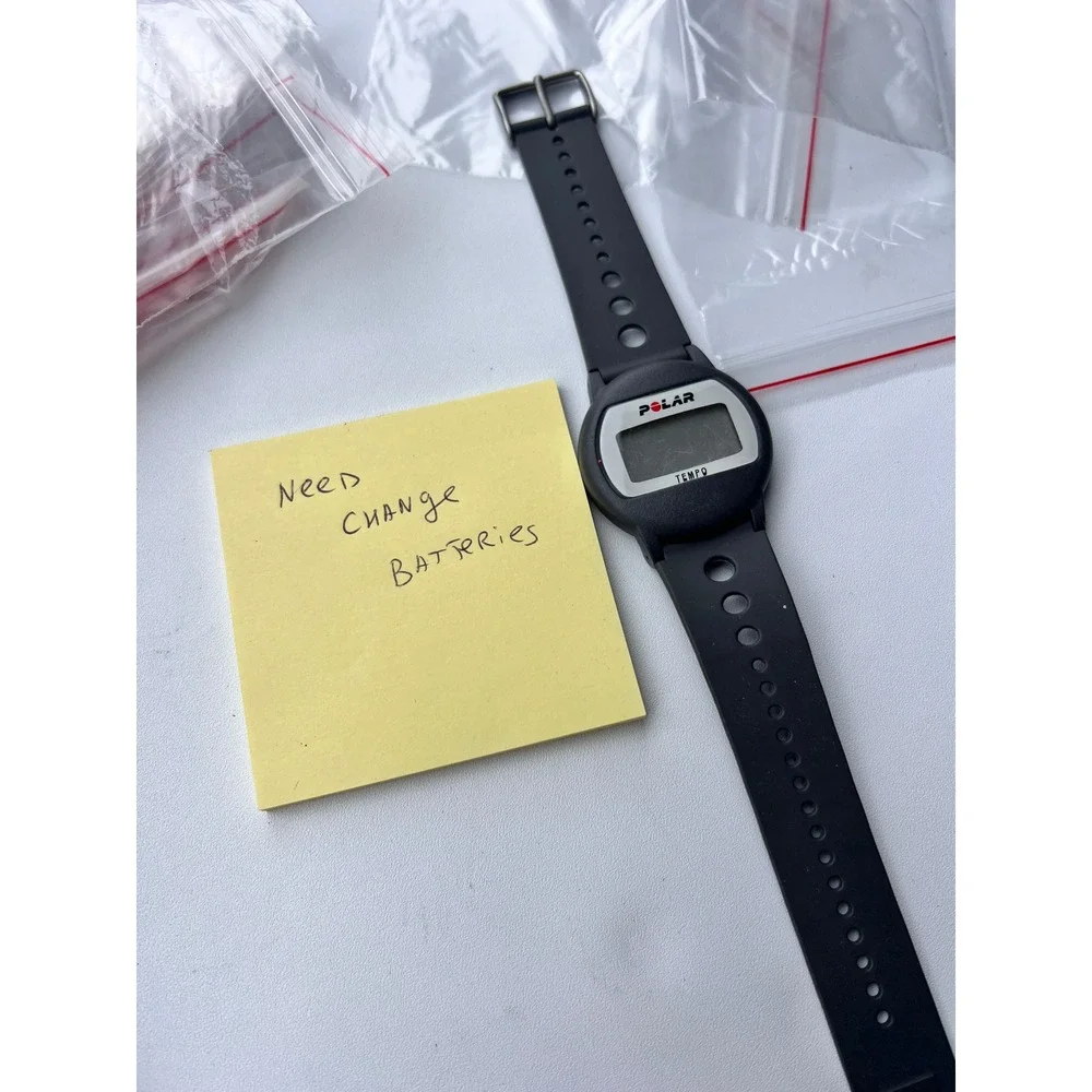 Polar Electro OY Tempo Watch,‎ Heart Rate Fitness Monitor BG750 Needs Battery Wa